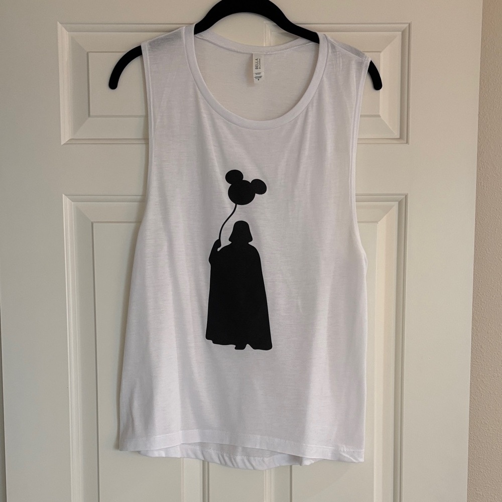 🎈 Bella Canvas White Crewneck Tee with Black Tag Print